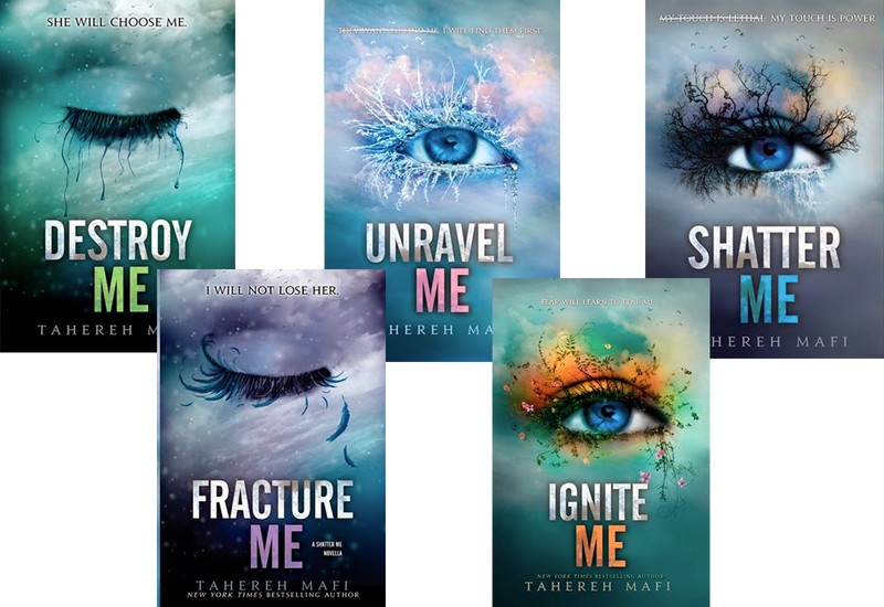 مجموعه 5 جلدی رمان انگلیسی شتر می Shatter Me & Unravel Me & Ignite Me & Unite Me & Restore Me Series Packed