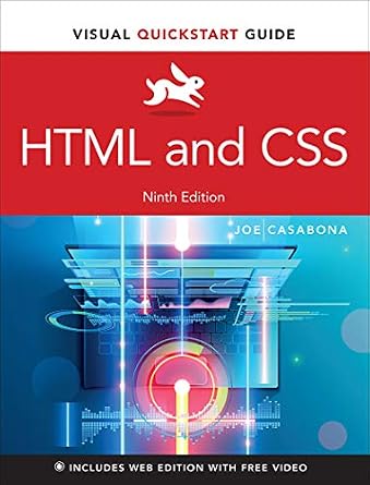 دانلود نسخه کامل کتاب زبان اصلی HTML and CSS: Visual QuickStart Guide PDF