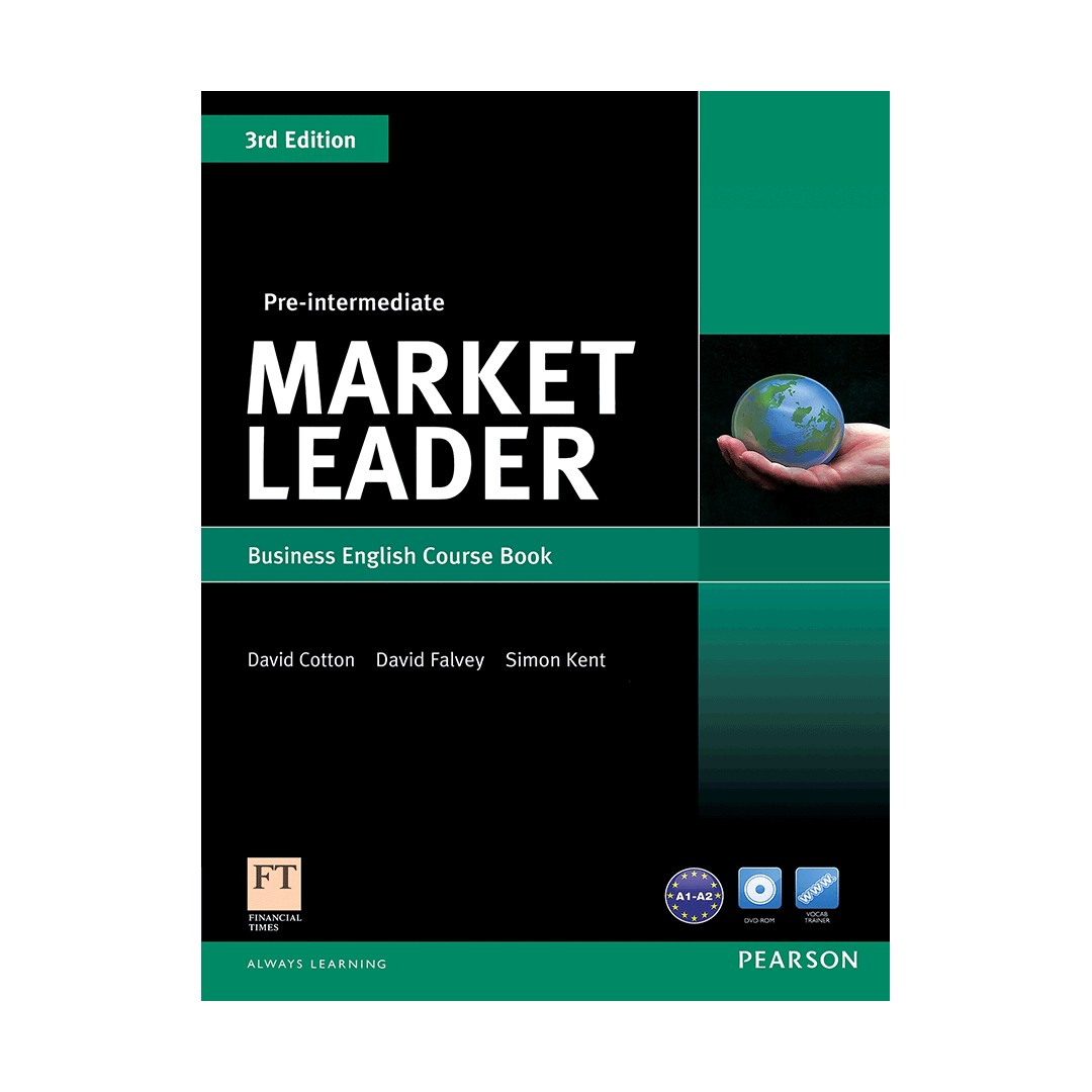 Market Leader pre intermediate 3rd edition+CD کتاب زبان