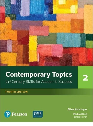 Contemporary Topics 2 4th edition+cd کتاب زبان