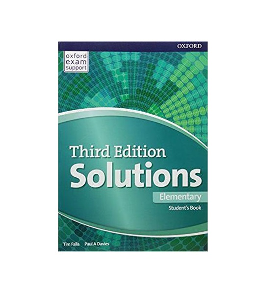 Solutions Elementary 3rd +CD کتاب زبان