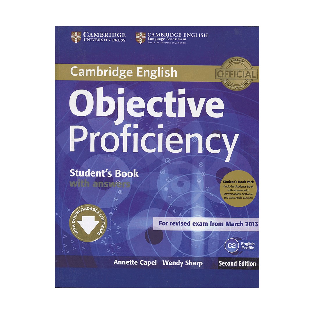 Objective Proficiency students books+WB second editio کتاب زبان