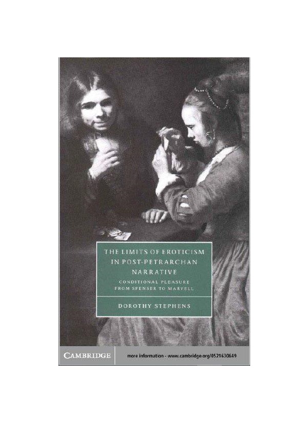 The Limits of Eroticism in Post-Petrarchan Narrative
