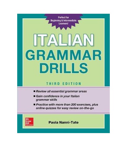 Italian Grammar Drills Third Edition خرید کتاب زبان