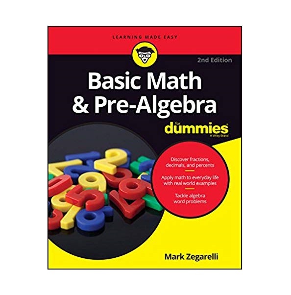 Basic Math Pre Algebra For Dummies خرید کتاب زبان