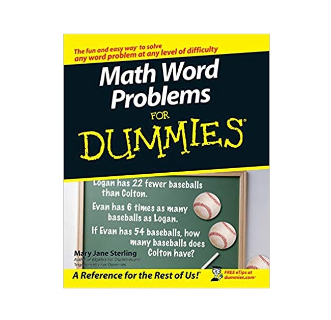 Math Word Problems For Dummies خرید کتاب زبان
