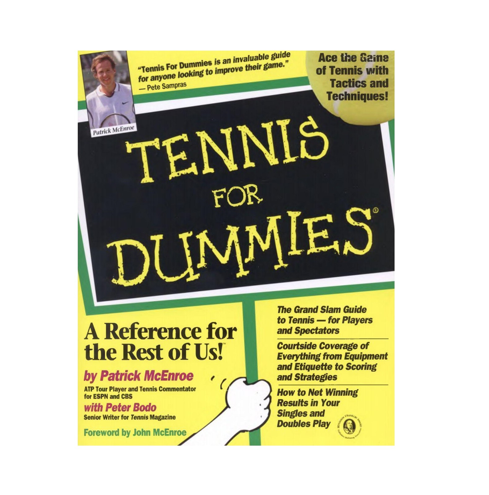 Tennis For Dummies خرید کتاب زبان