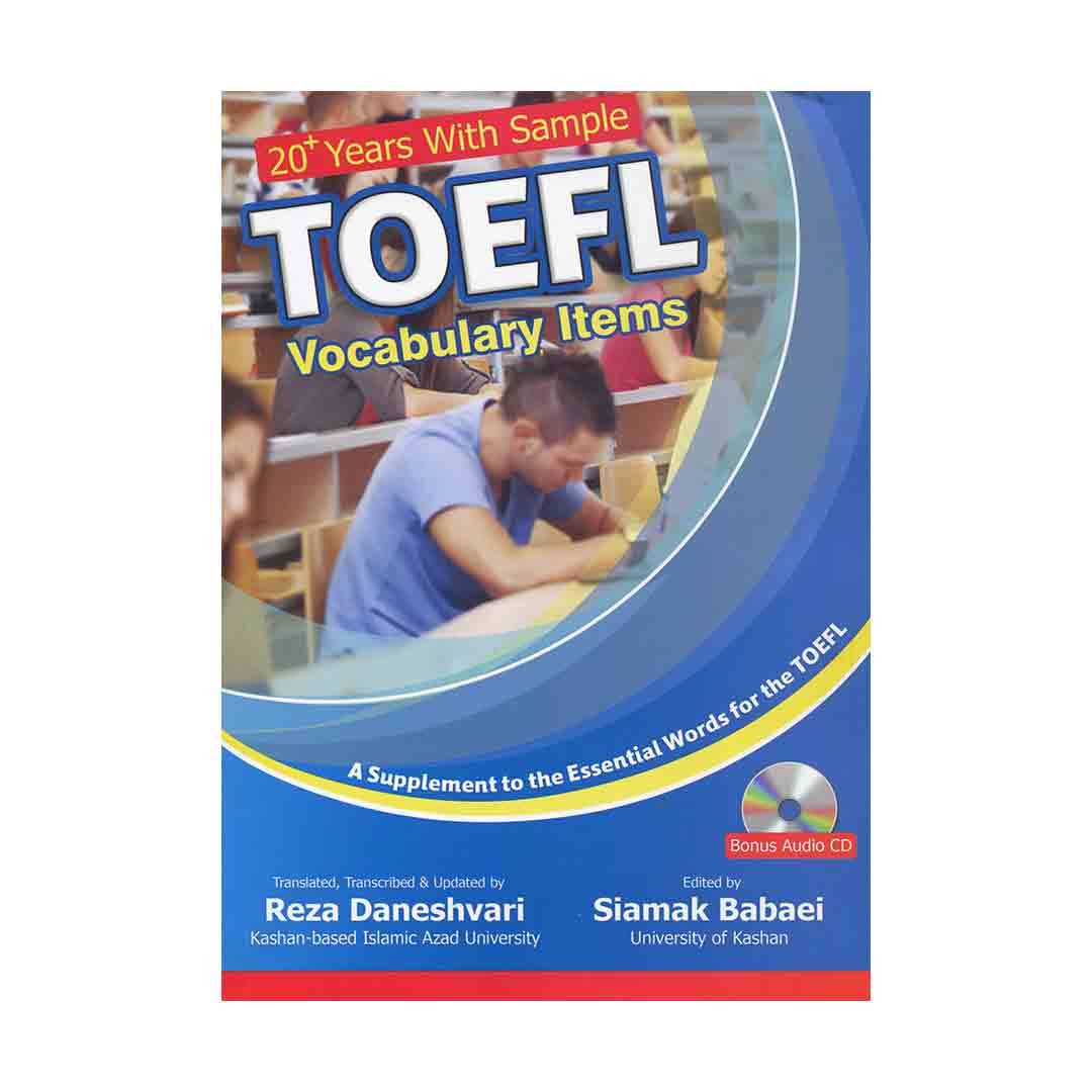 20Years With Sample TOEFL Vocab Items+CD کتاب تافل