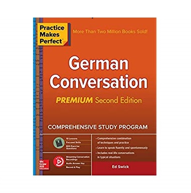 Practice Makes Perfect German Conversation Premium Second Edition خرید کتاب زبان
