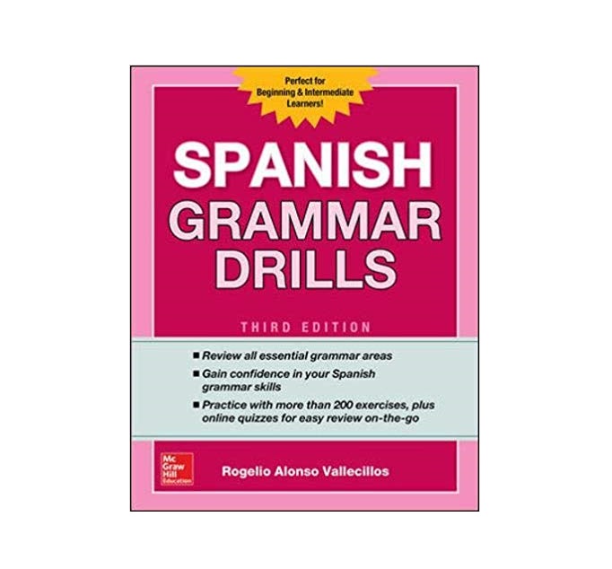 Spanish Grammar Drills Third Edition خرید کتاب زبان اسپانیایی