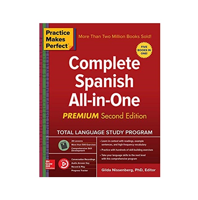 Complete Spanish All in One Premium Second Edition کتاب زبان اسپانیایی