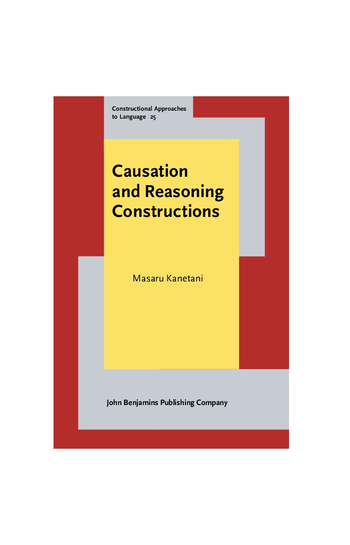 Causation and reasoning constructions خرید کتاب زبان