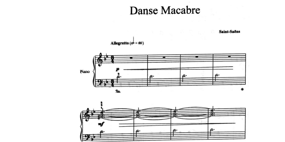 دانلود نت dance macabre