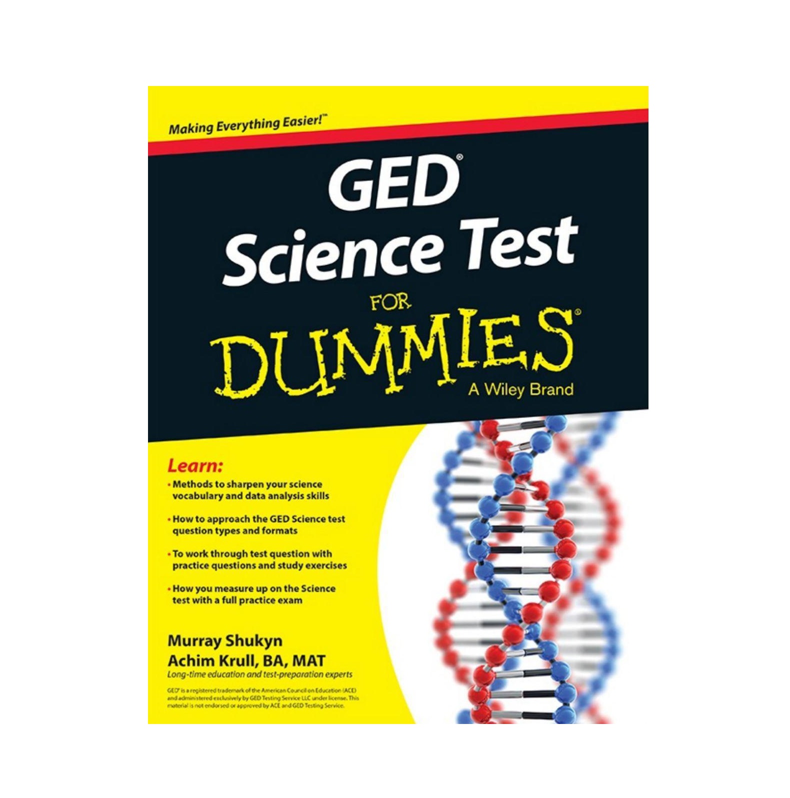 GED Science Test For Dummies خرید کتاب زبان