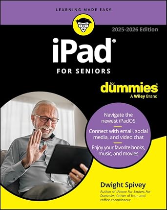دانلود نسخه کامل کتاب iPad For Seniors For Dummies, 2025 – 2026 Edition