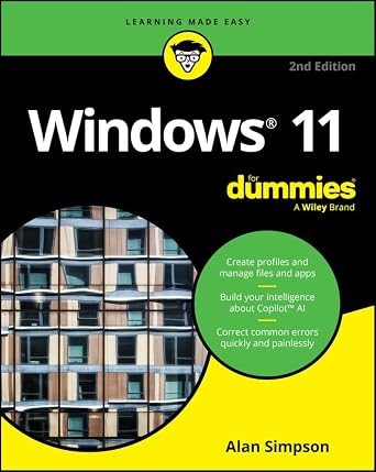 دانلود نسخه کامل کتاب Windows 11 For Dummies, 2nd Edition