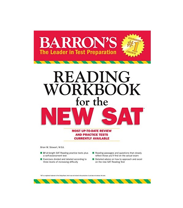 Barrons Reading Workbook for the NEW SAT خرید کتاب SAT