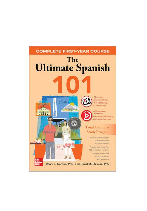 The Ultimate Spanish 101 Complete First Year Course خرید کتاب زبان اسپانیایی