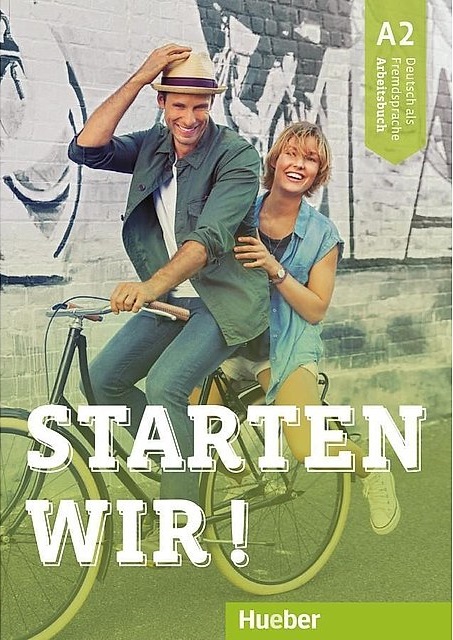 Starten Wir A2 Kursbuch + Arbeitsbuch + DVD ( با برگه گلاسه)