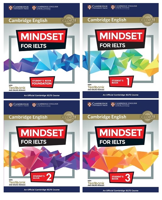 Cambridge English Mindset For IELTS Foundation +1+2+3+CD پکیج کامل کتاب های مایندست فور آیلتس