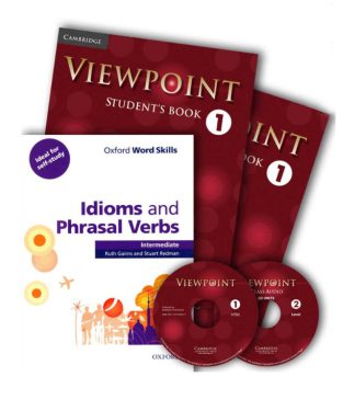 پک ویوپوینت 1 و آکسفورد ViewPoint 1+Idioms and Phrasal Verbs intermediate + CD