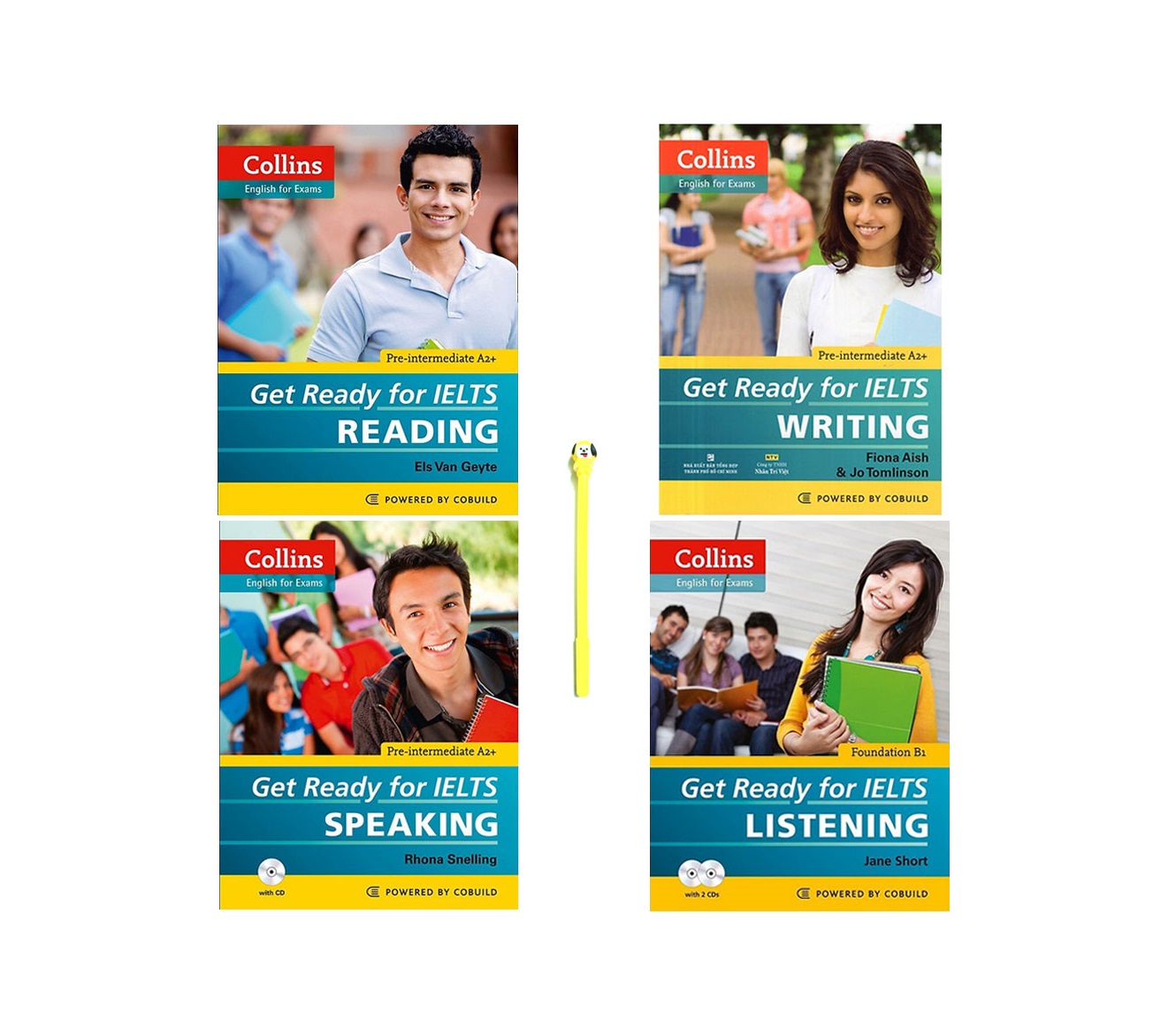 Collins Get Ready For IELTS Reading + Writing + Speaking + Listening پک کامل