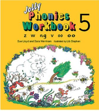 جولی فونیکز Jolly Phonics 5 Workbooks