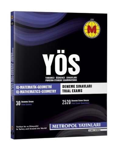 Metropol Yayınları YOS Deneme Sınavları 30 Sınav