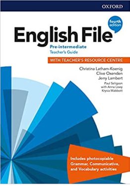 انگلیش فایل English File PreIntermediate Teachers Guide کتاب معلم