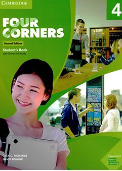فور کورنرز ویرایش دوم four corners level 4 SB + WB+ DVD