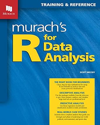 دانلود نسخه کامل کتاب Murach’s R for Data Analysis