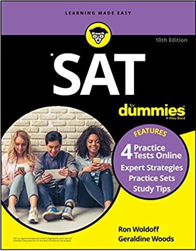 SAT For Dummies Book + 4 Practice Tests Online