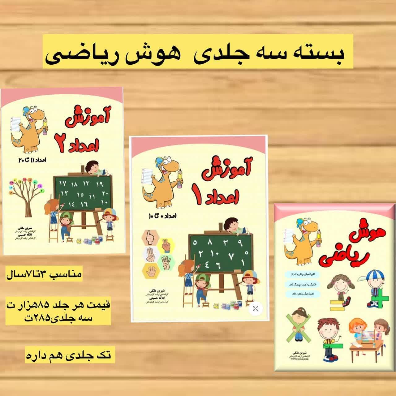 بسته سه جلدی هوش ریاضی رستا