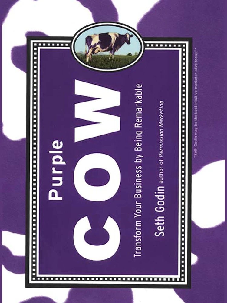کتاب Purple Cow (گاو بنفش) اثر ست گادین | نسخه PDF انگلیسی