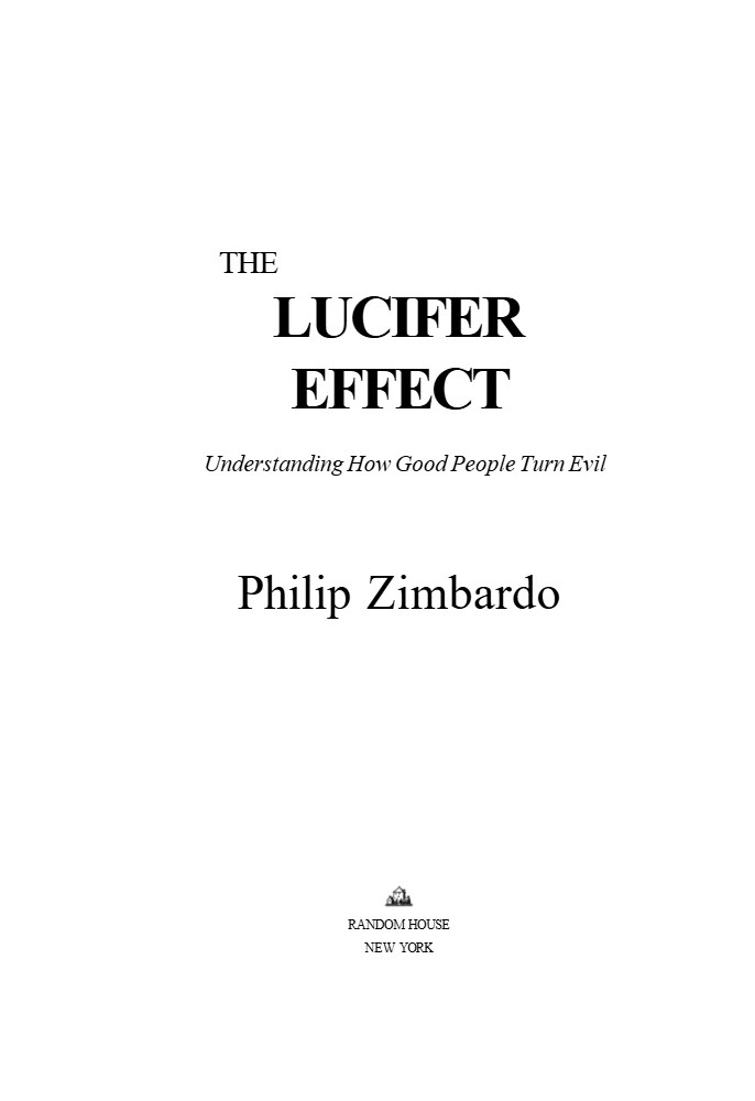 کتاب The Lucifer Effect (اثر لوسیفر: درک اینکه چگونه افراد خوب به شر تبدیل می‌شوند) نسخه انگلیسی PDF | فیلیپ زیمباردو