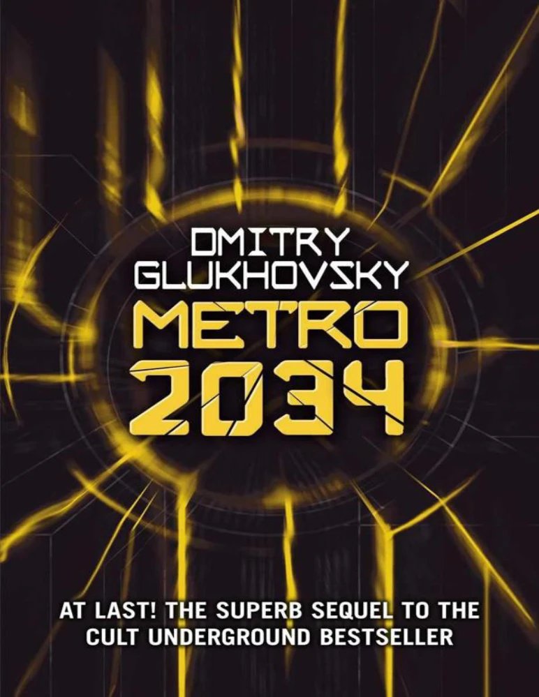 کتاب Metro 2034 (مترو ۲۰۳۴) نسخه انگلیسی PDF | دمیتری گلوخوفسکی