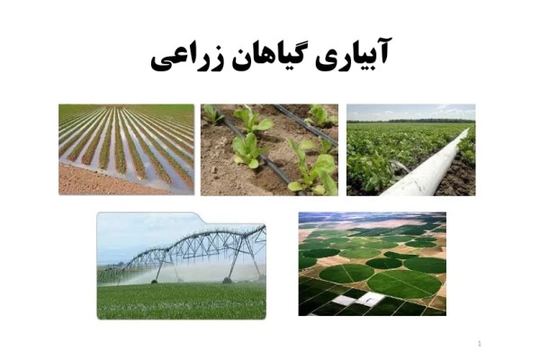 📝جزوه: آبیاری گیاهان زراعی 🖊استاد: بشیرنیا 🏛 دانشگاه آزاد (نسخه کامل)✅