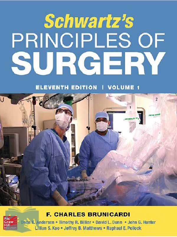 کتاب اصول جراحی شوارتز دو جلدی(ویراست 11)(Schwartz’s Principles of Surgery)