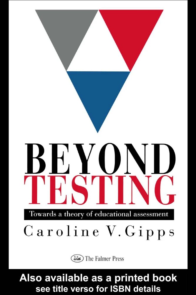 کتاب Beyond Testing (فراتر از آزمون) نسخه انگلیسی PDF | کارولین گيپس
