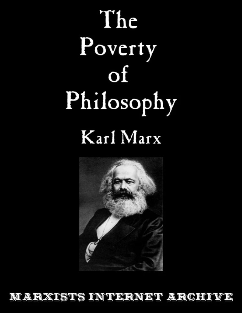 کتاب The Poverty of Philosophy (فقر فلسفه) نسخه انگلیسی PDF | کارل مارکس
