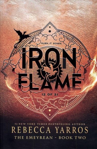 کتاب زبان اصلی شعله آهن IRON FLAME نشر دیا
