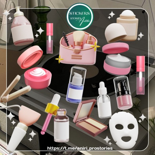 آیکون لوازم آرایشی 3D - اسمارت فایل