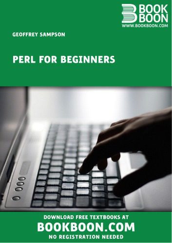 دانلود نسخه کامل کتاب Perl for Beginners