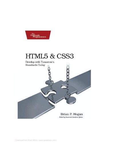 دانلود نسخه کامل کتاب HTML5 and CSS3