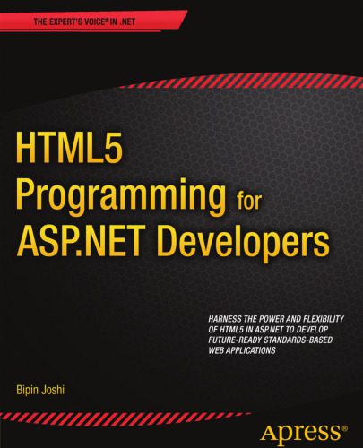 دانلود نسخه کامل کتاب HTML5 Programming for ASP.NET Developers