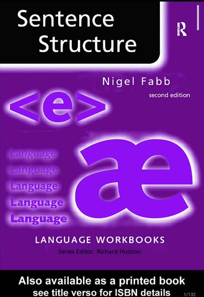 Sentence-Structure-Nigel-Fabb — ساختار جمله