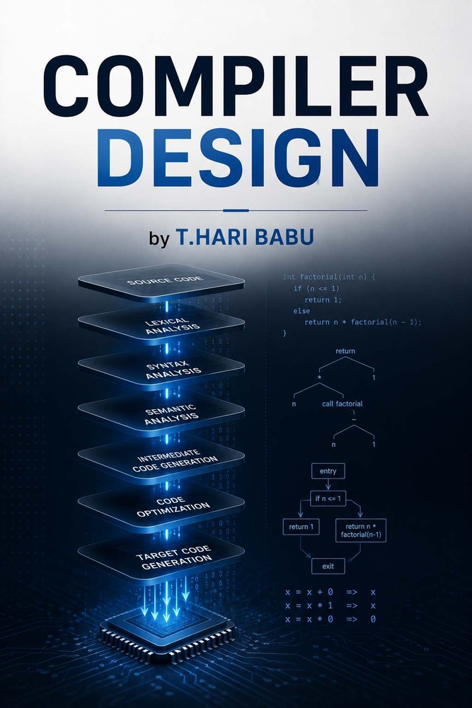 کتاب Compiler Design (طراحی کامپایلر) نسخه انگلیسی PDF | تی. هاری بابو