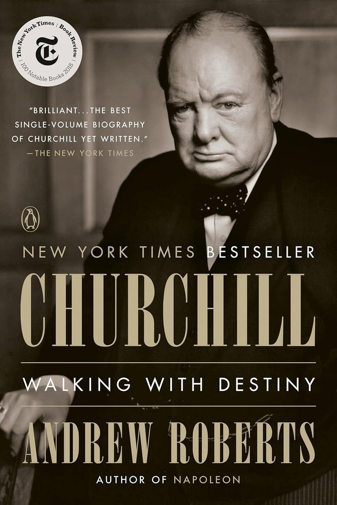 کتاب Churchill: Walking with Destiny (چرچیل: گام برداشتن با سرنوشت) نسخه انگلیسی PDF | اندرو رابرتس