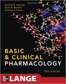 دانلود کتاب فارماکولوژی پایه و بالینی کاتزونگ Katzung Basic and Clinical Pharmacology, 12ed