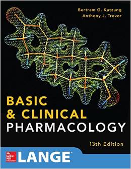 دانلود کتاب فارماکولوژی پایه و بالینی کاتزونگ Katzung Basic and Clinical Pharmacology, 13th Edition